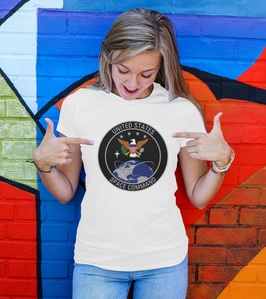 United States Space Command Eagle Emblem T-Shirt