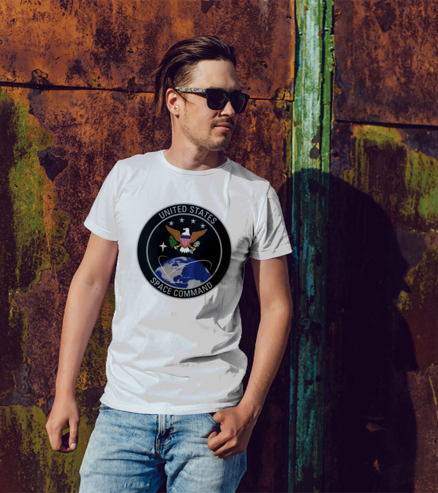 United States Space Command Eagle Emblem T-Shirt