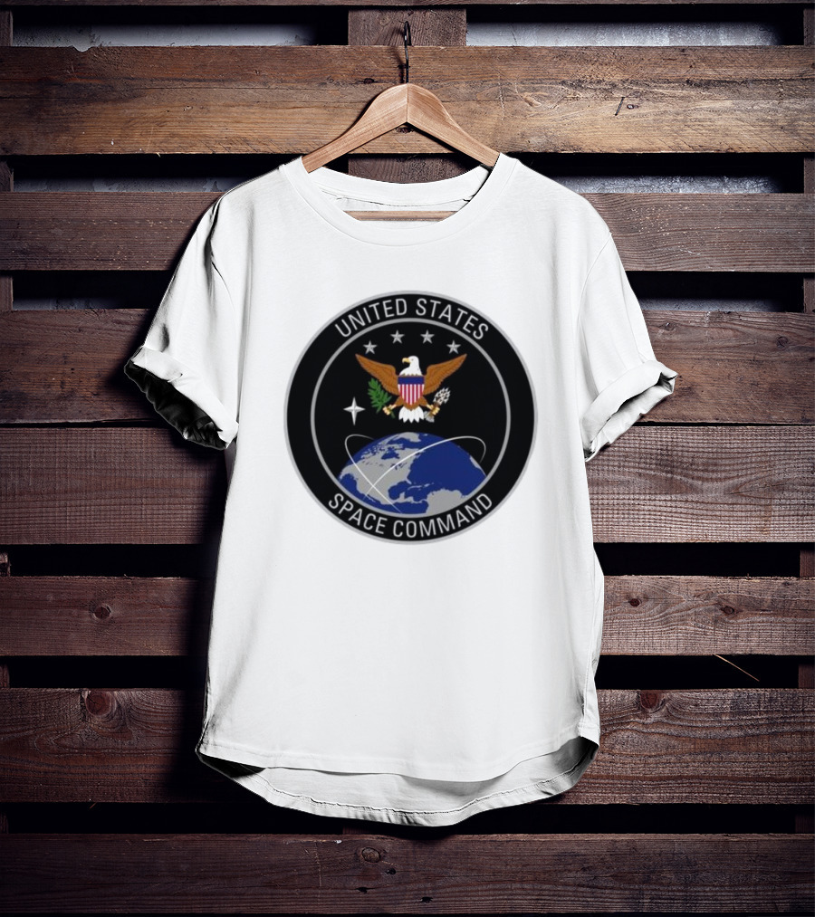 United States Space Command Eagle Emblem T-Shirt