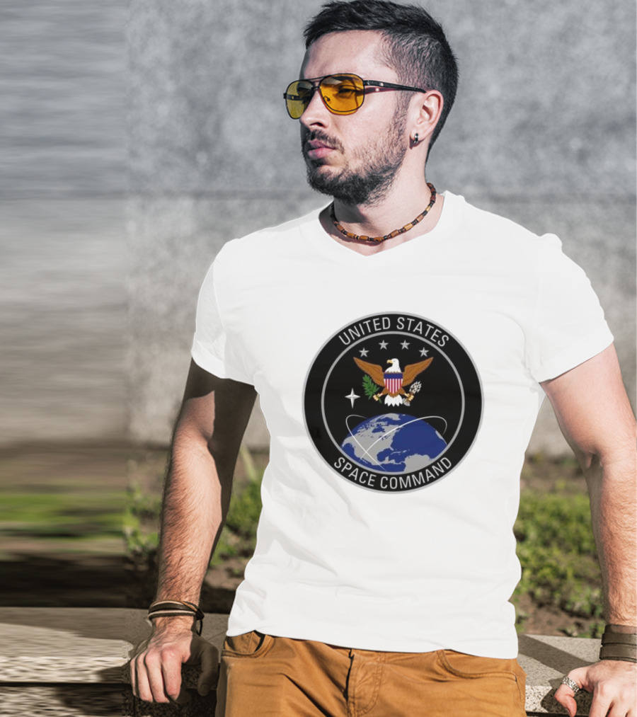 United States Space Command Eagle Emblem T-Shirt