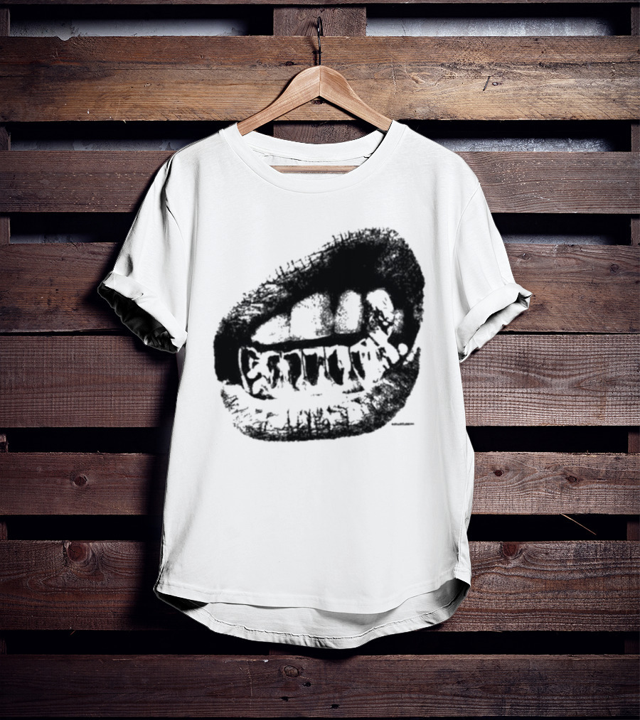 Wally1k Fang Mouth Sketch T-Shirt