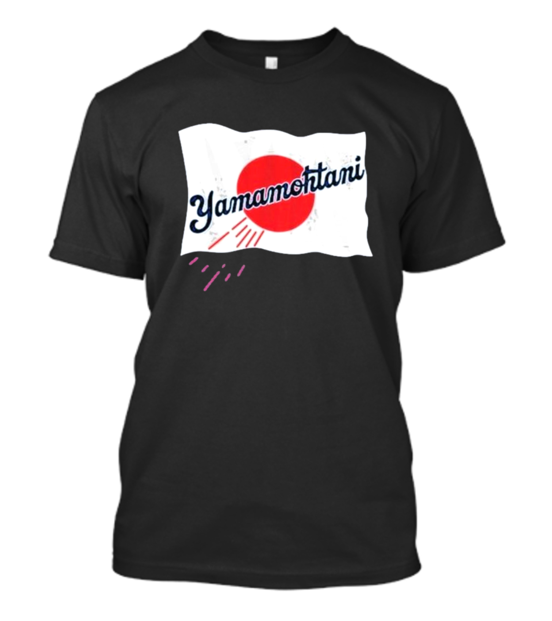 Yamamohtani Rising Sun Japanese Flag Yamamoto T-Shirt