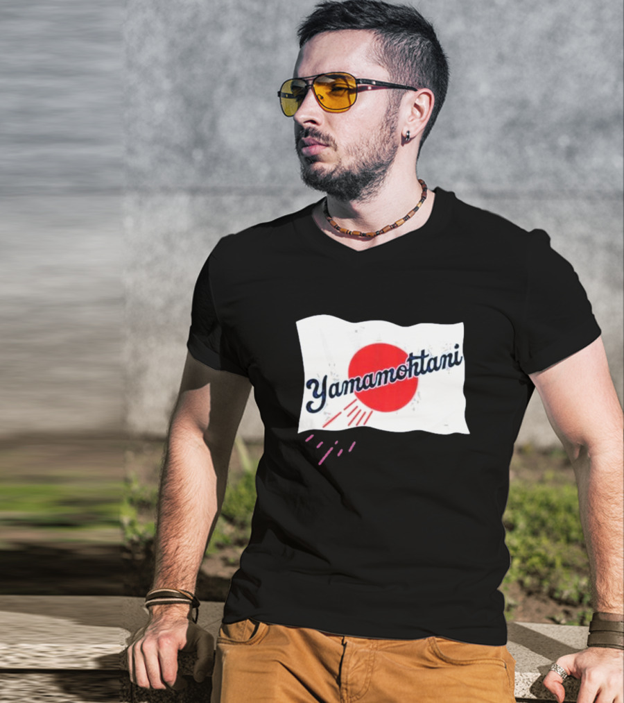 Yamamohtani Rising Sun Japanese Flag Yamamoto T-Shirt