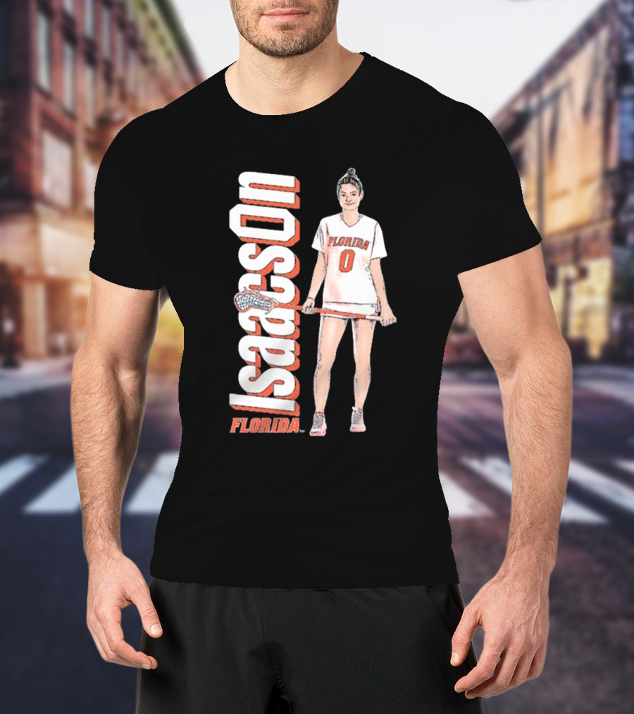 Isaacson Florida Gators Softball Player T-Shirt