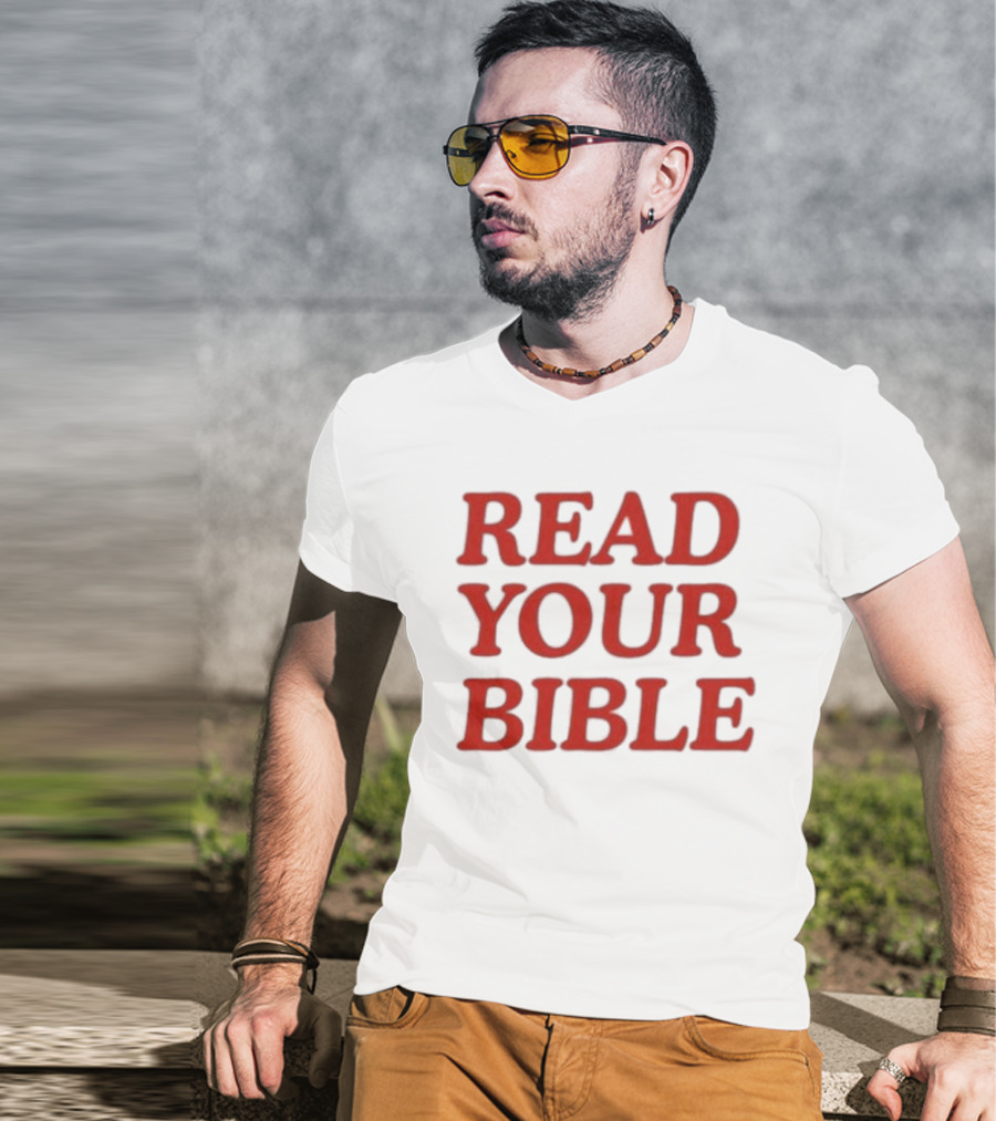 Isaiah Robin Read Your Bible T-Shirt