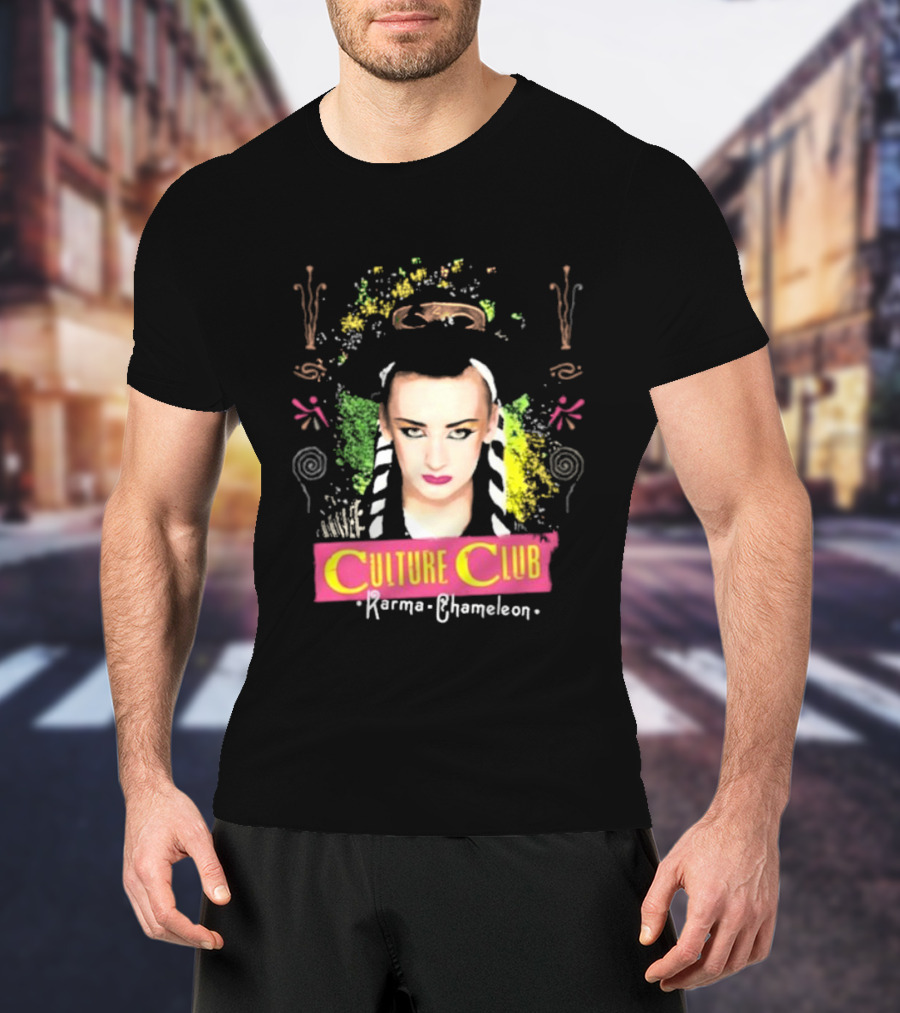 Culture Club Karma Chameleon Boy George T-Shirt