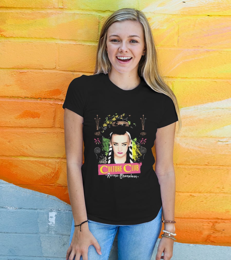 Culture Club Karma Chameleon Boy George T-Shirt