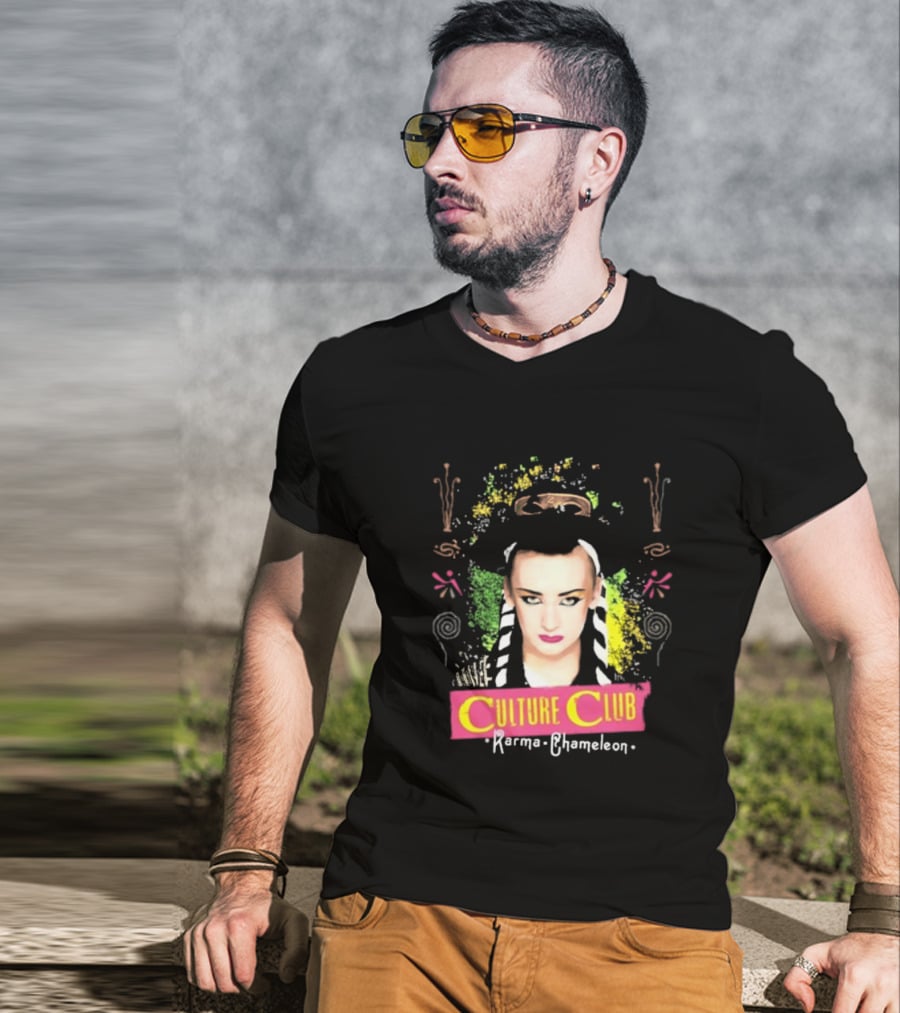Culture Club Karma Chameleon Boy George T-Shirt