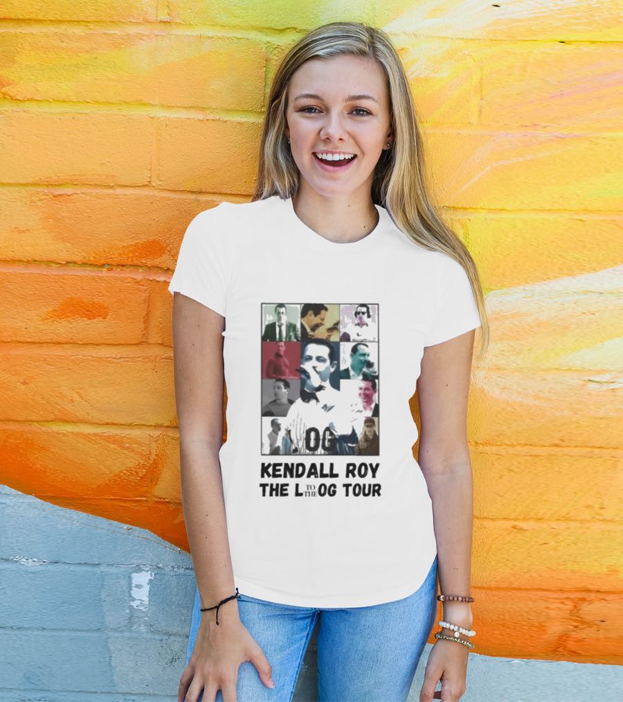 Kendall Roy Iconic Moments Collage The L To The Og Tour T-Shirt
