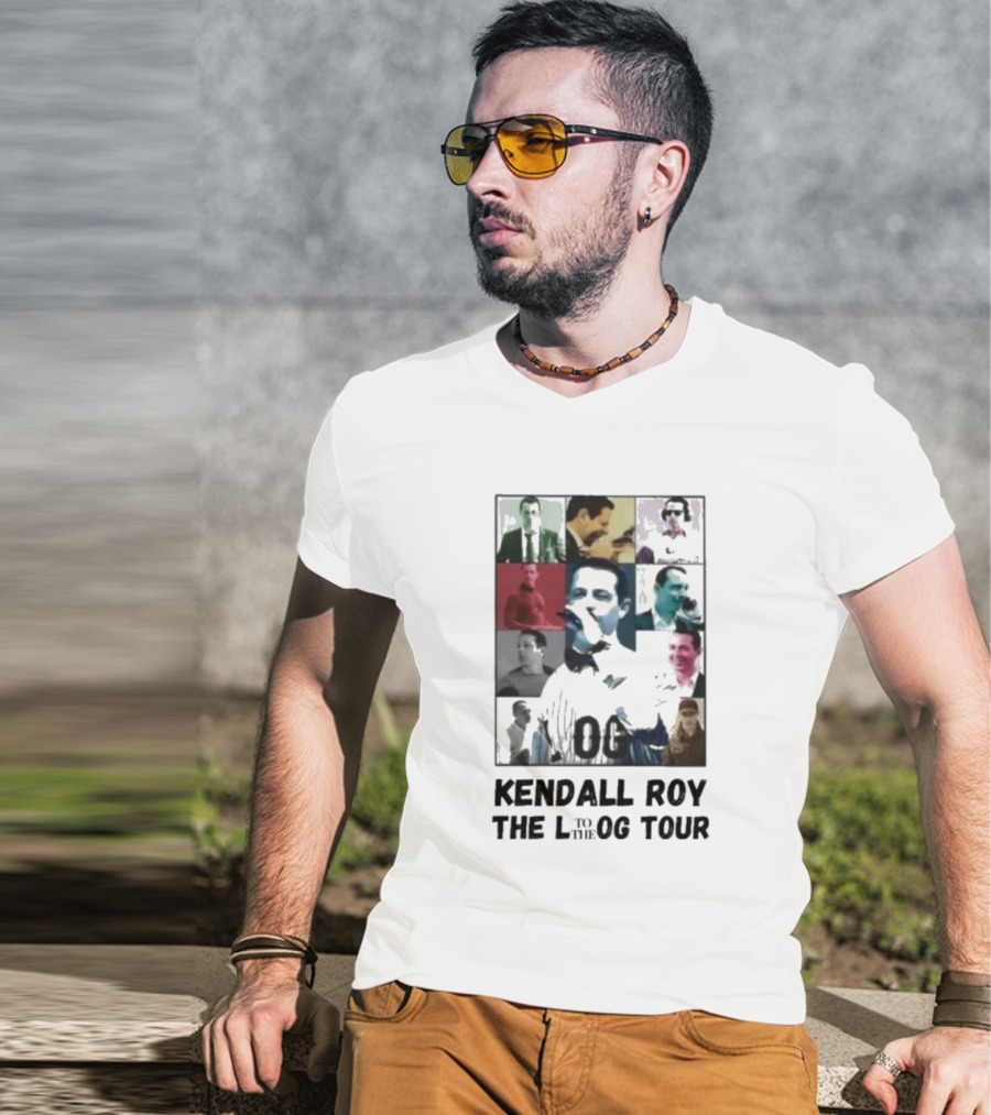 Kendall Roy Iconic Moments Collage The L To The Og Tour T-Shirt