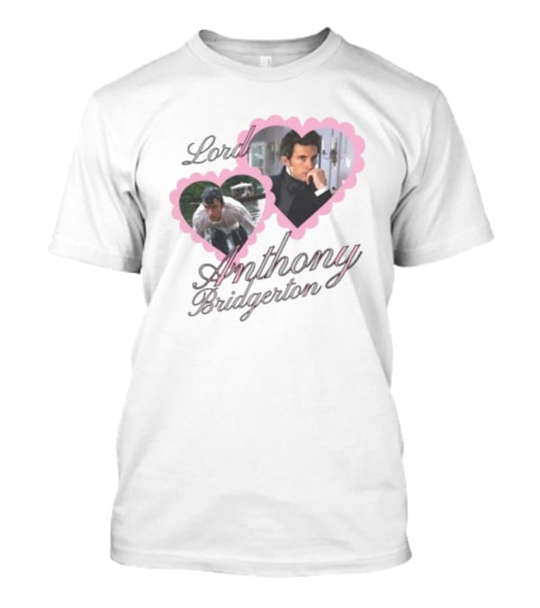 Lord Anthony Bridgerton Heart Frames And Portraits T-Shirt