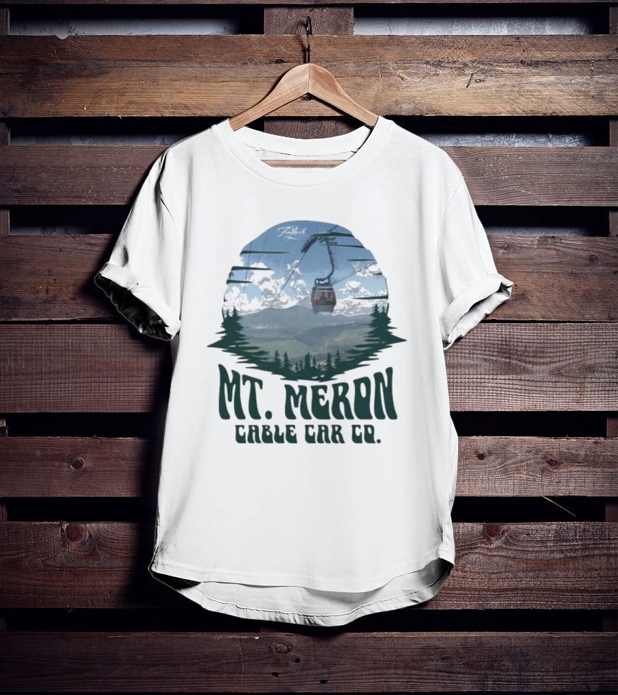 Mt Meron Cable Car Co Scenic Mountain Forest Adventure T-Shirt