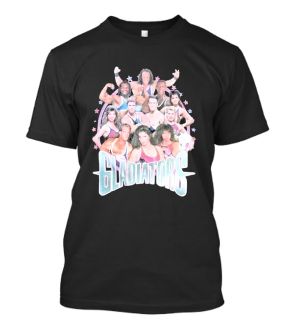 Gladiators Retro TV Show Cast Montage T-Shirt