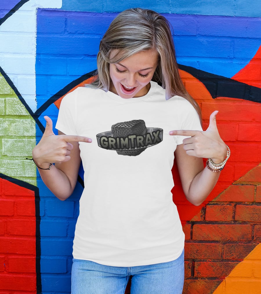 Rifftrax Grimtrax Spinning Tire T-Shirt