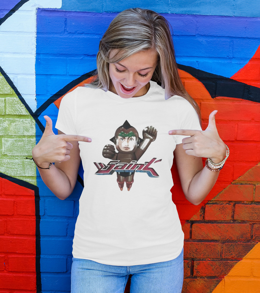 Saint Michael Astro Boy Retro Robot T-Shirt