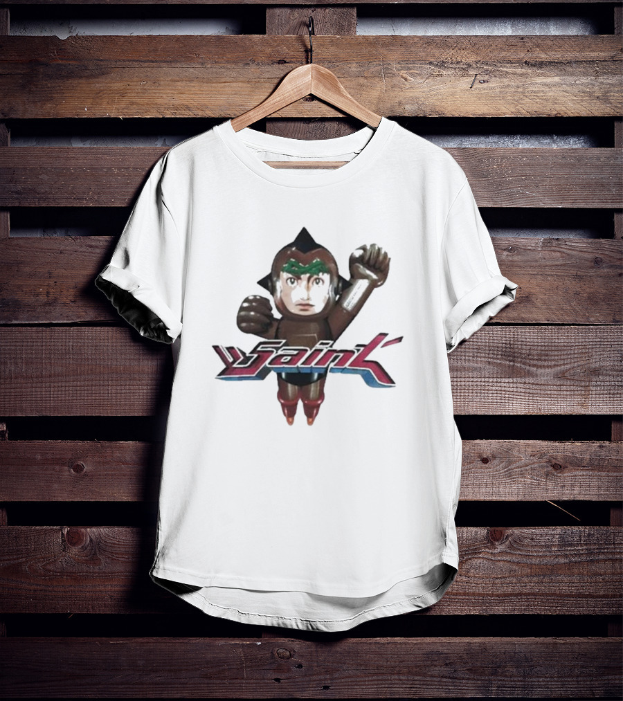 Saint Michael Astro Boy Retro Robot T-Shirt