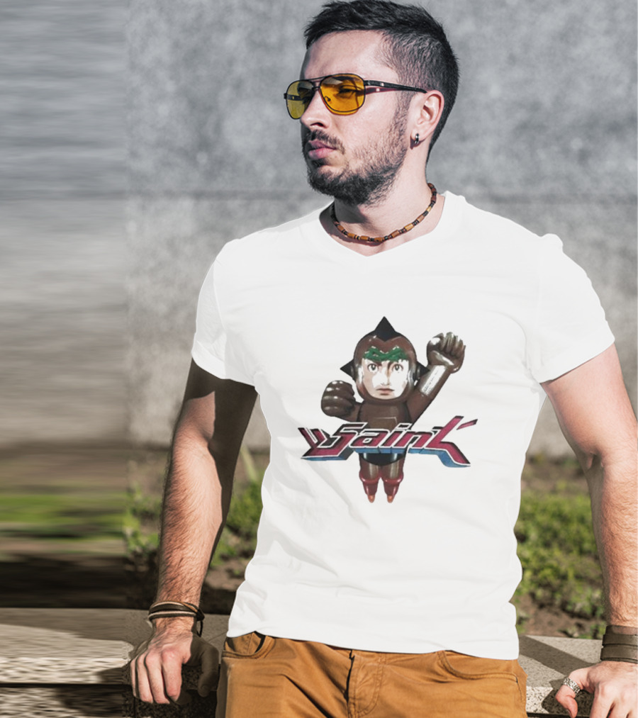 Saint Michael Astro Boy Retro Robot T-Shirt