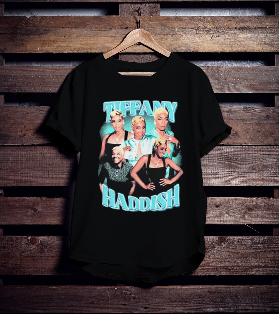 Tiffany Haddish Retro Glam Montage T-Shirt