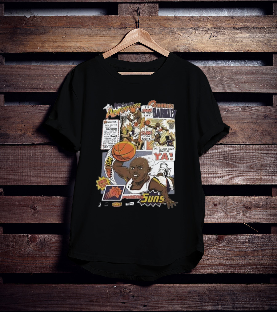 The Adventures Charles Barkley Phoenix Suns Comic Vintage 90s Salem Sportswear T-Shirt