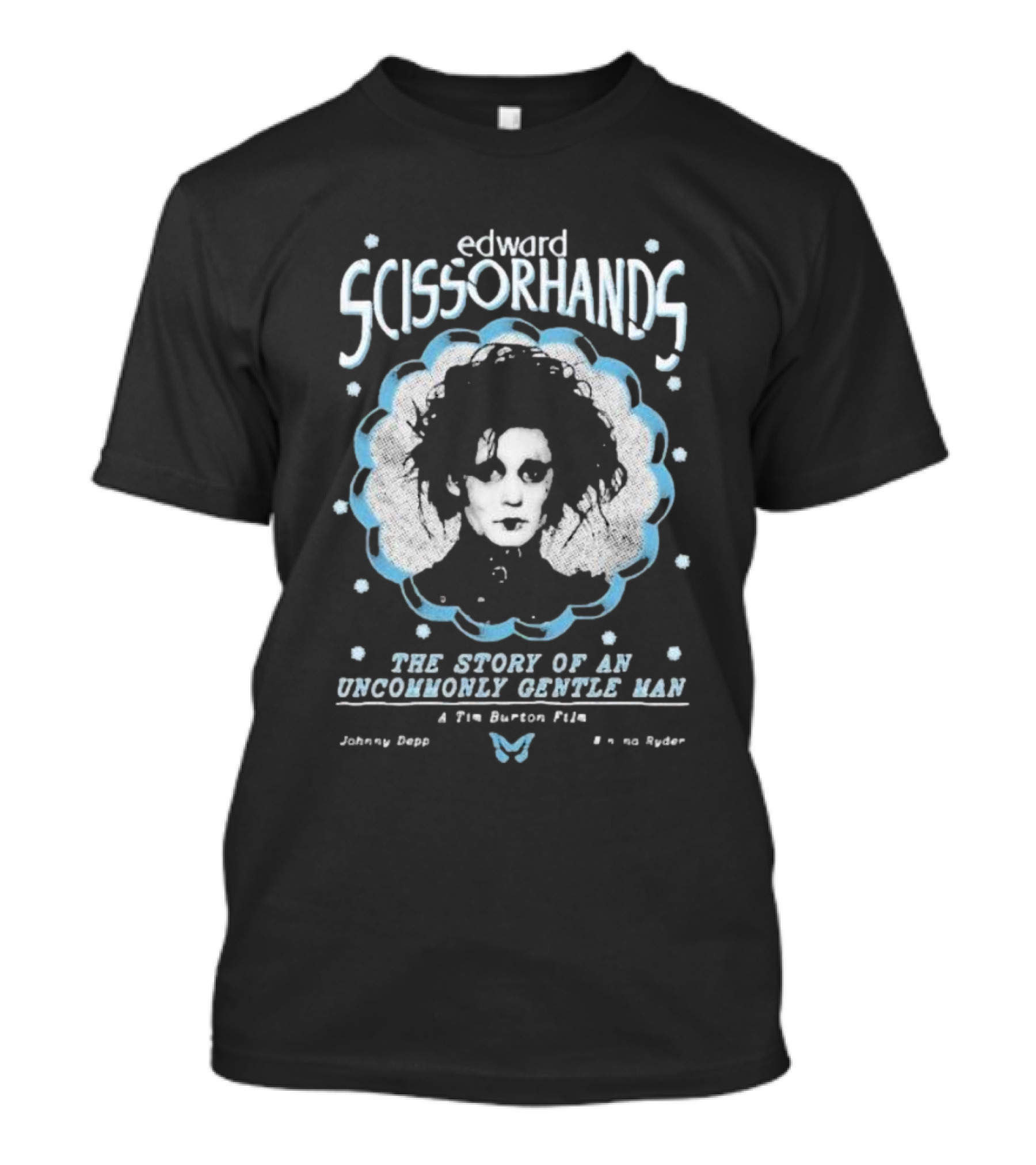 Edward Scissorhands The Story Of An Uncommonly Gentle Man A Tim Burton Film Johnny Depp Winona Ryder T-Shirt