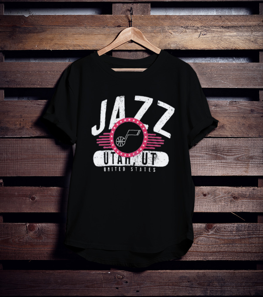 Fanatics Utah Jazz United States Badge Of Honor T-Shirt