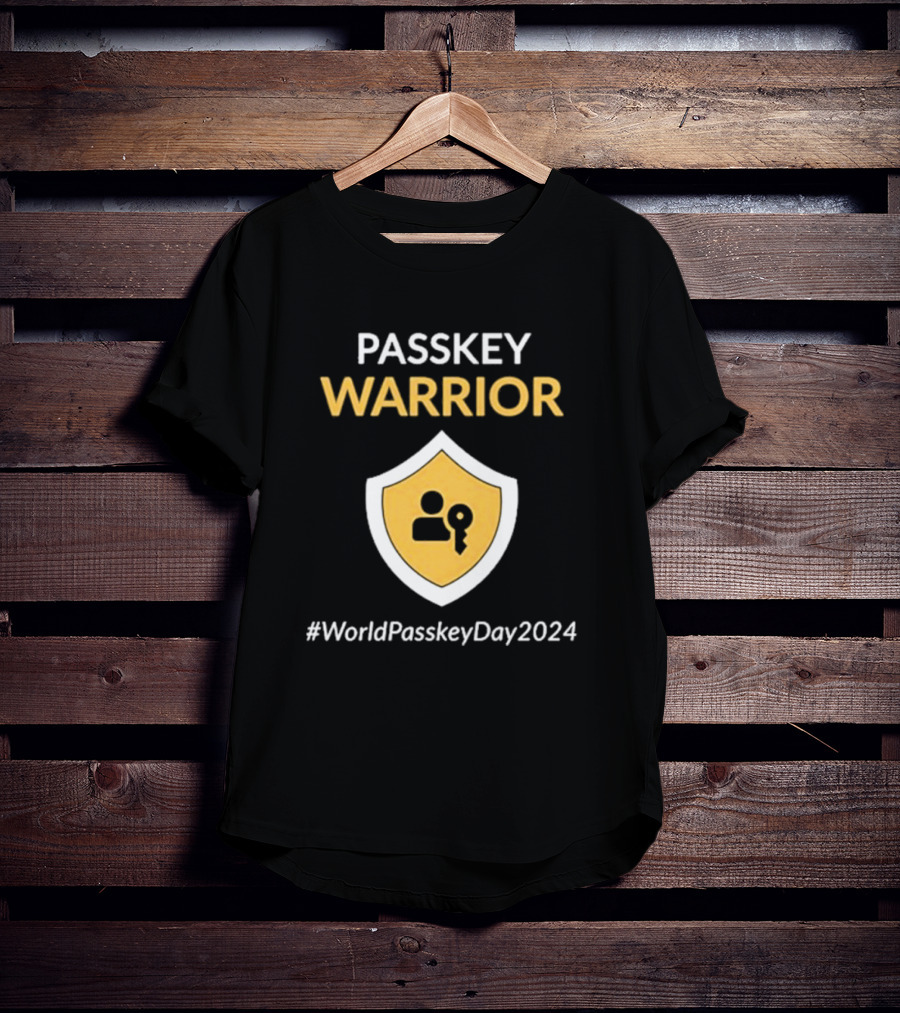 Passkey Warrior Fido Alliance World Passkey Day T-Shirt