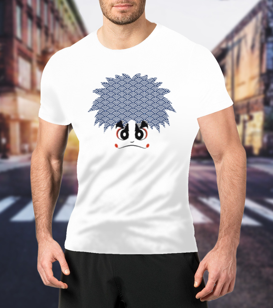 Gare Goemon Goemon Japanese Wave Hairstyle T-Shirt