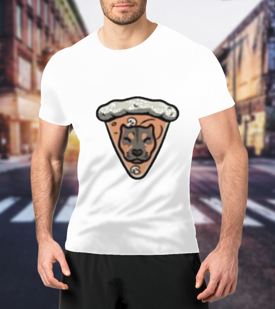 Miss Peaches X Bodoggos Pizza Dog Slice T-Shirt