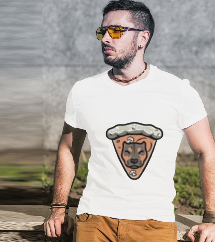 Miss Peaches X Bodoggos Pizza Dog Slice T-Shirt