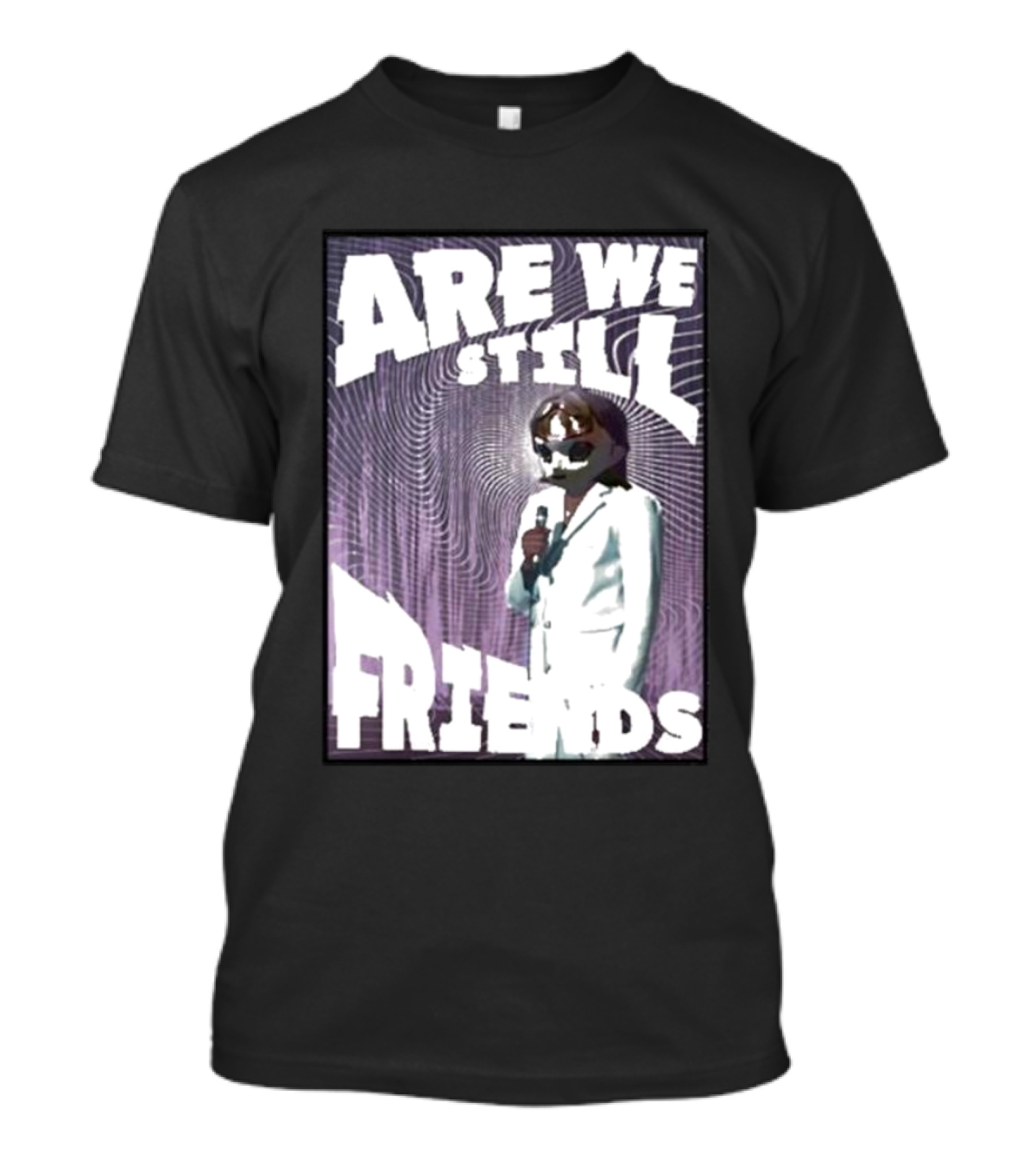 Are We Still Friends Retro Microphone T-Shirt