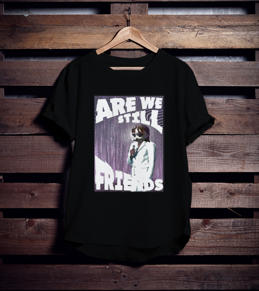 Are We Still Friends Retro Microphone T-Shirt