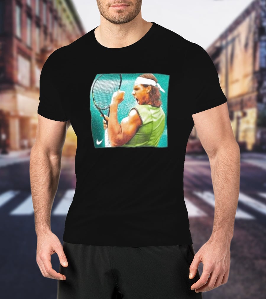 Rafael Nadal Iconic Tennis Celebration Roland Garros T-Shirt