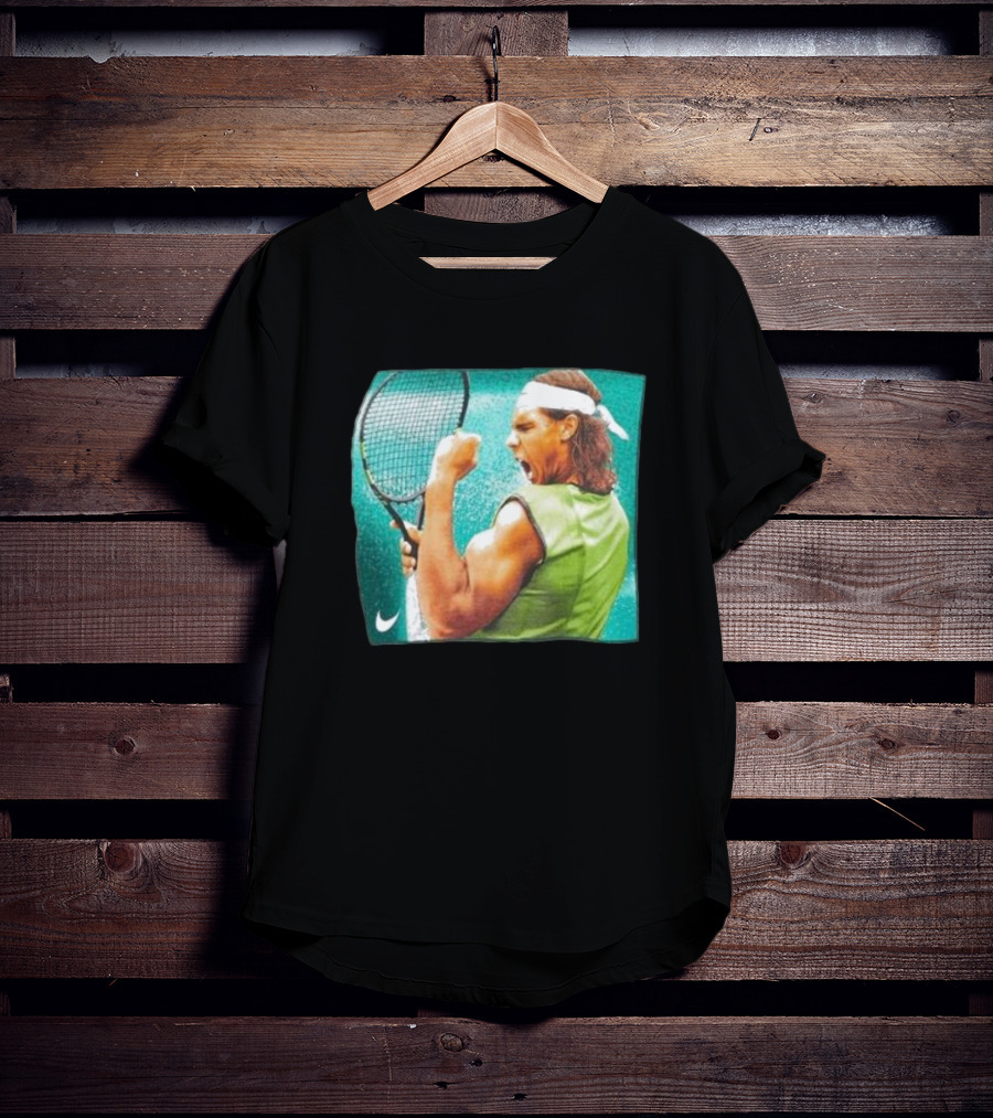 Rafael Nadal Iconic Tennis Celebration Roland Garros T-Shirt