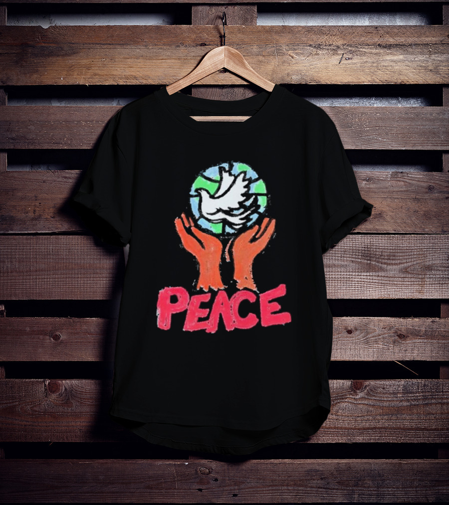 Anthony Edwards Foot Locker Just Don World Peace Dove Hands Peace T-Shirt