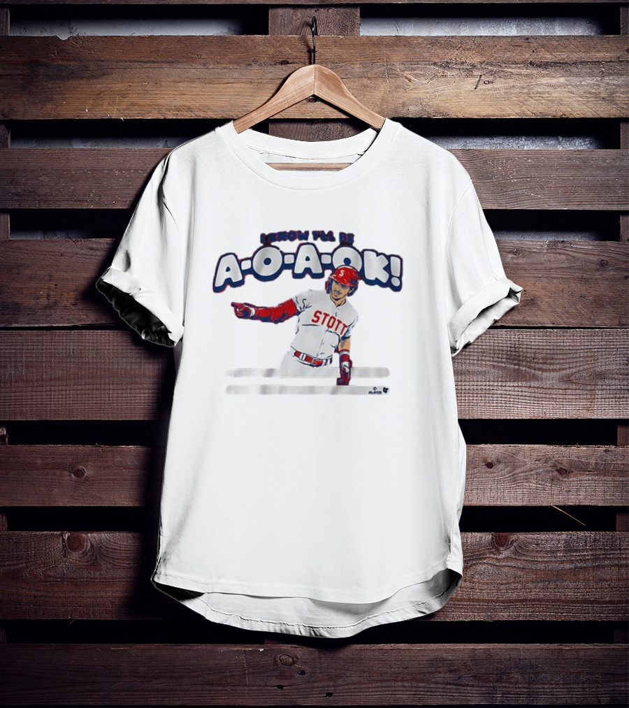 Bryson Stott Stott A-O-A-OK Baseball Player T-Shirt