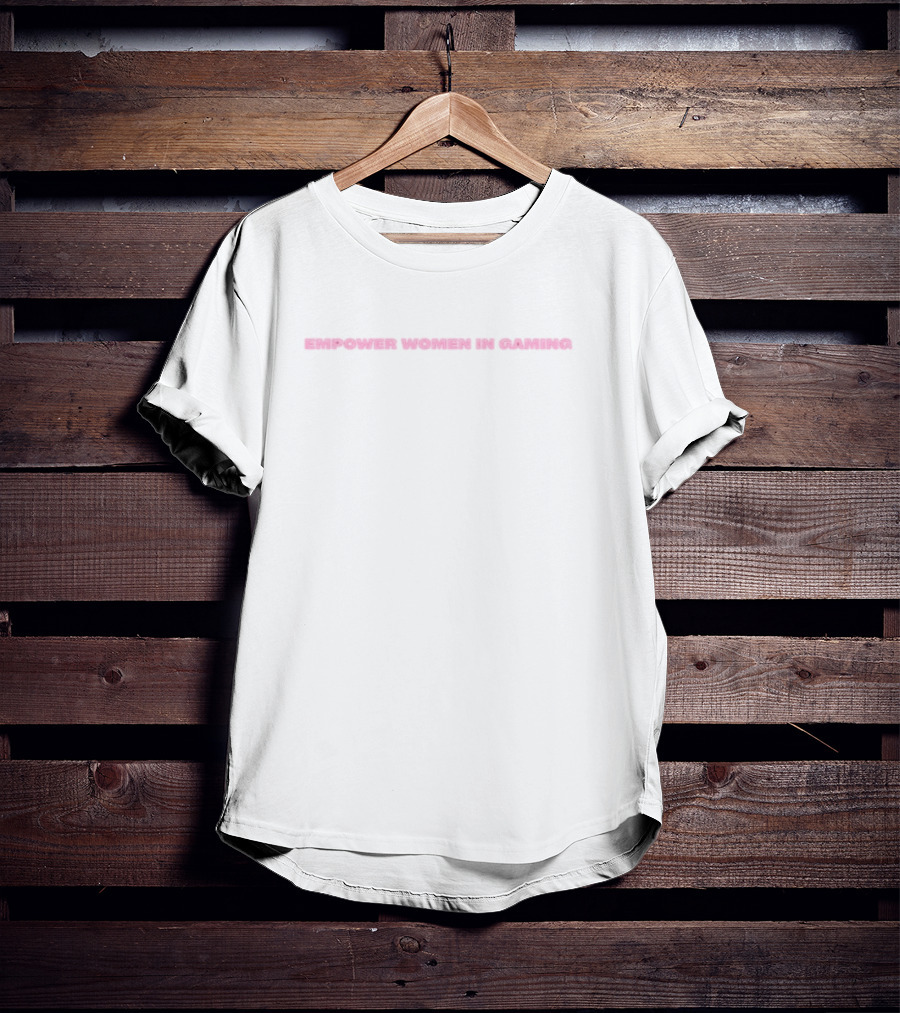 Empower Women In Gaming Movement Advocate Female Gamers T-Shirt