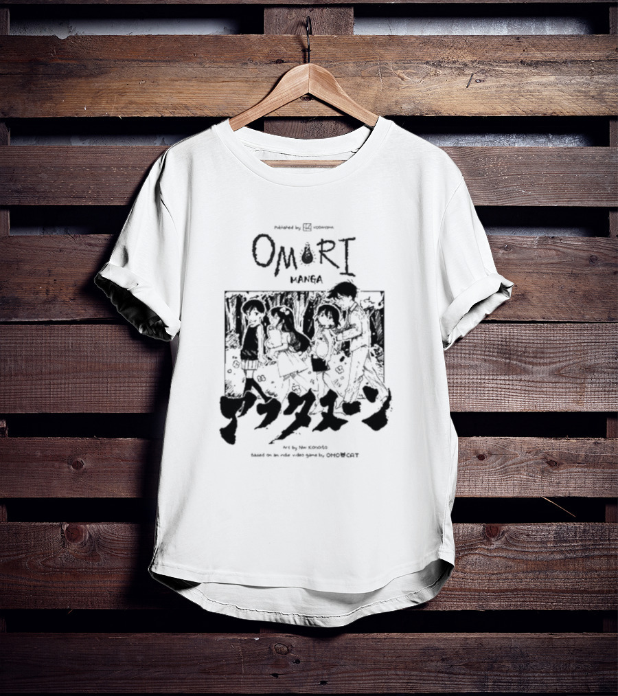 Omori Manga Afternoon Art By Tom Kimbo Based On A Video Game By Omocat T-Shirt