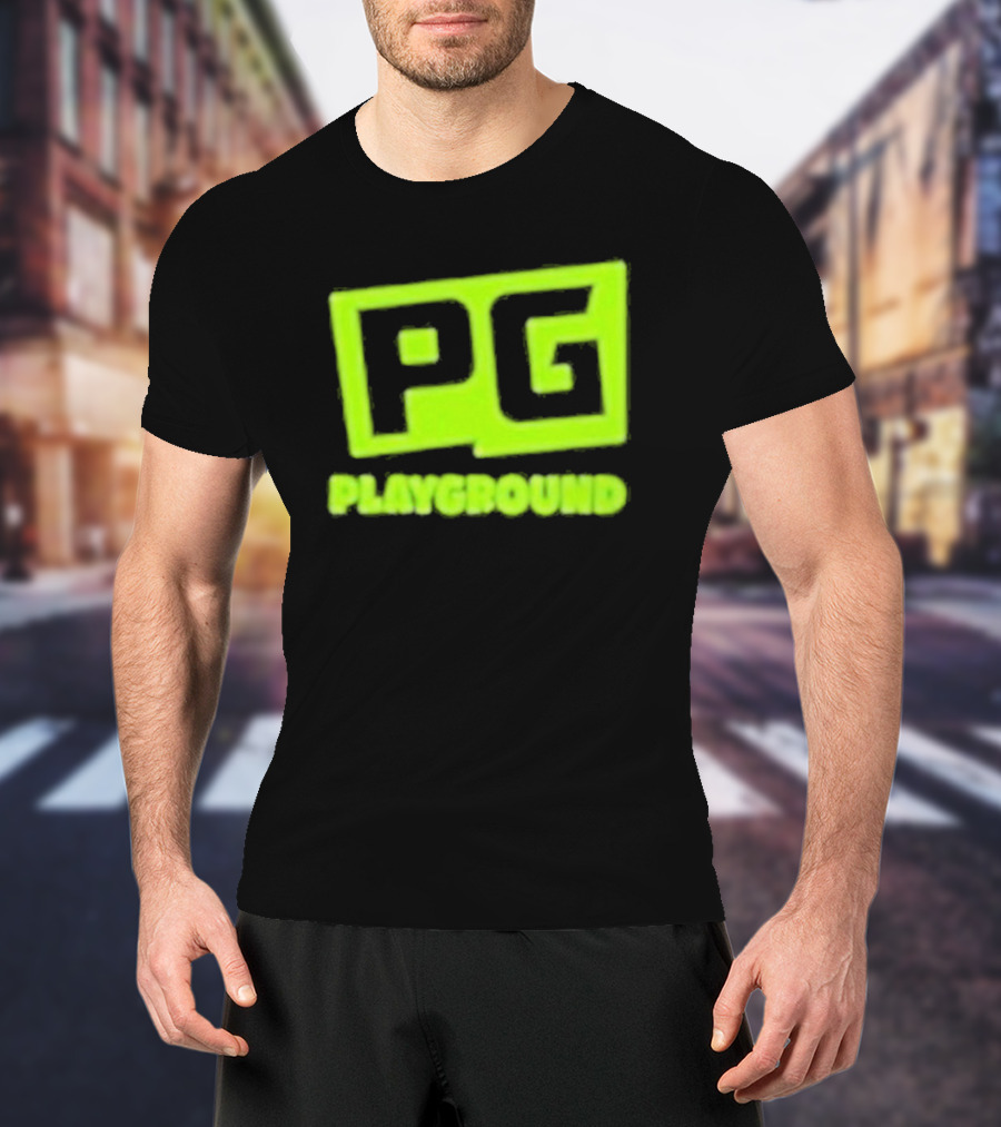PG Playground Retro Style Block T-Shirt