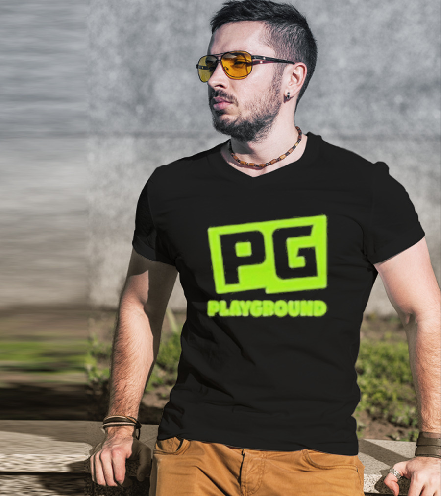 PG Playground Retro Style Block T-Shirt