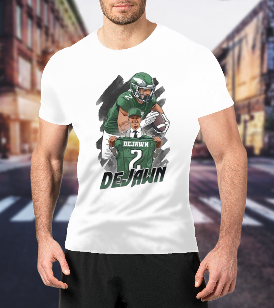Philadelphia Eagles DeJawn Football Fan Jersey 2 T-Shirt