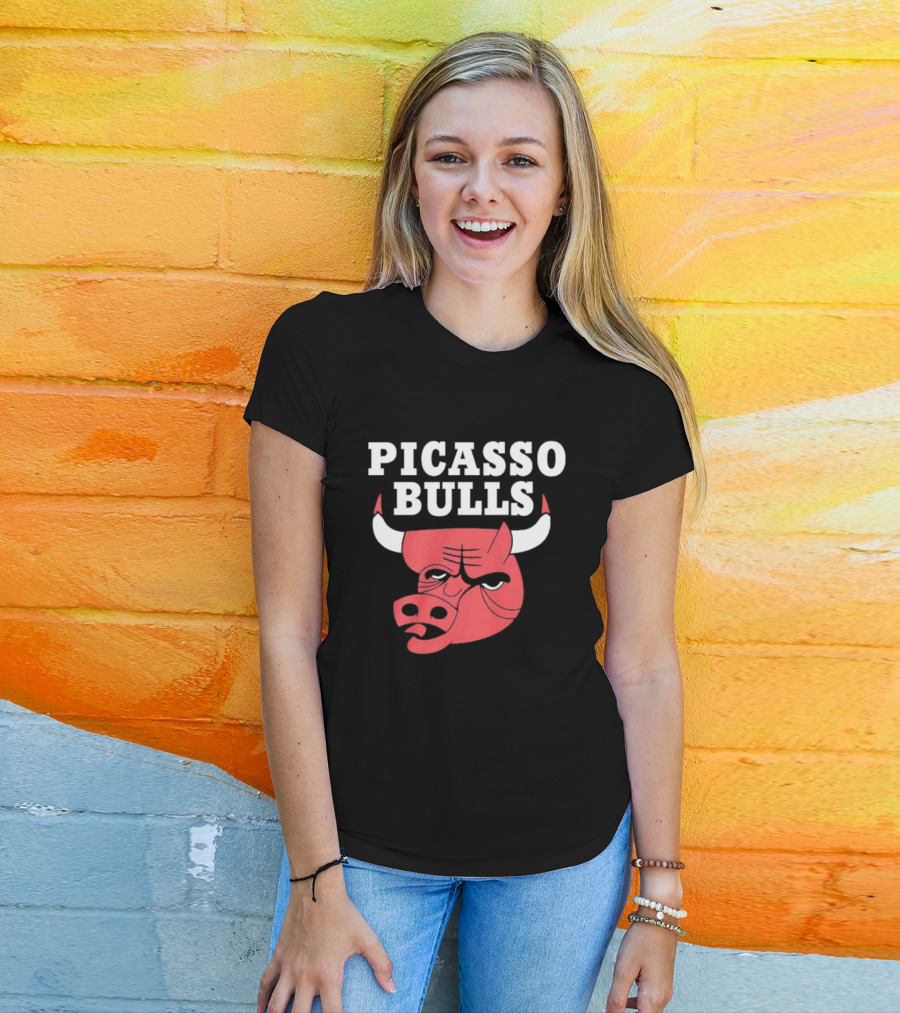 PICASSO BULLS Red Bull Head T-Shirt