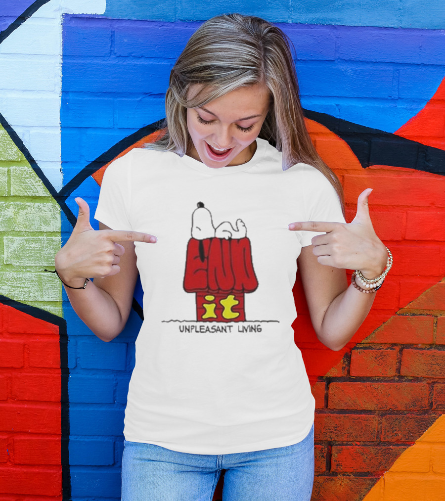 End It Unpleasant Living Pistachio Gallery Doghouse T-Shirt