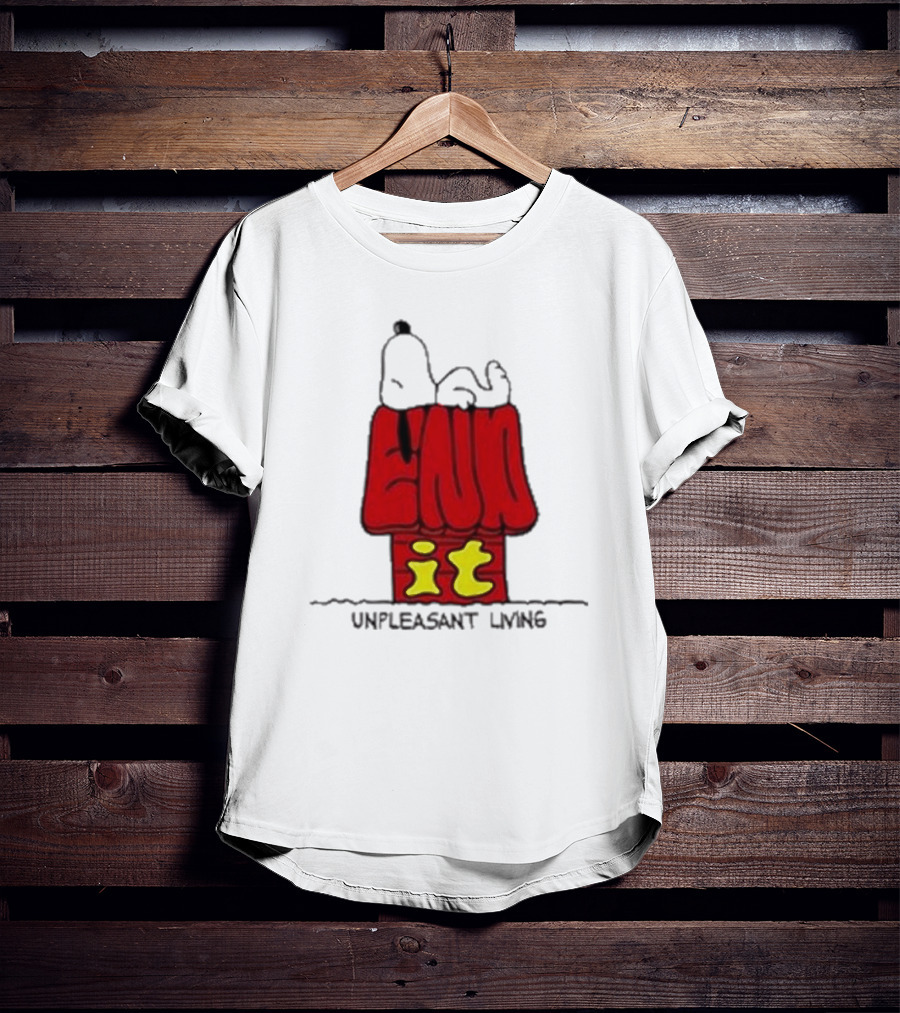 End It Unpleasant Living Pistachio Gallery Doghouse T-Shirt