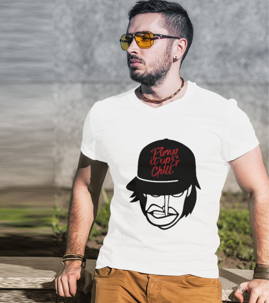 Pump It Up And Chill Beatboxer Hat And Face T-Shirt