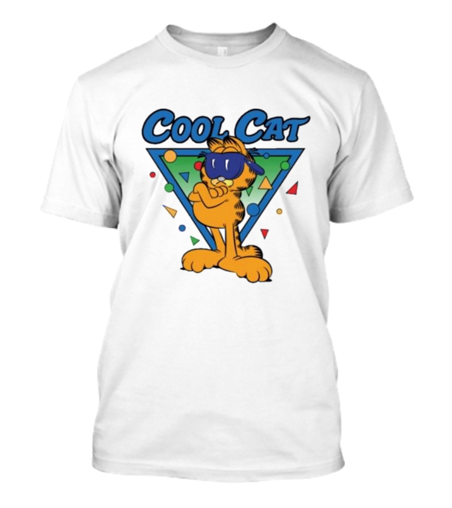 Quinton Reviews Wearing Garfield Cool Cat Retro T-Shirt