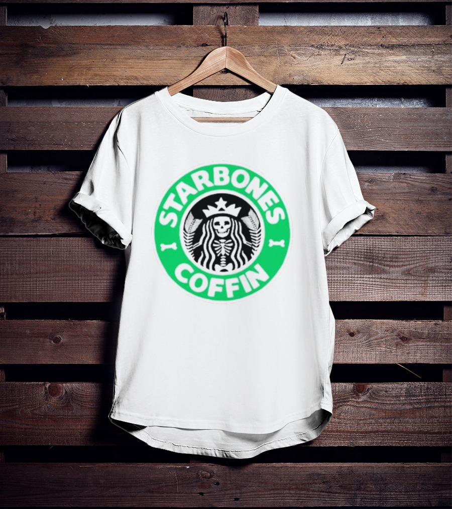 Starbones Coffin Skeleton Emblem T-Shirt