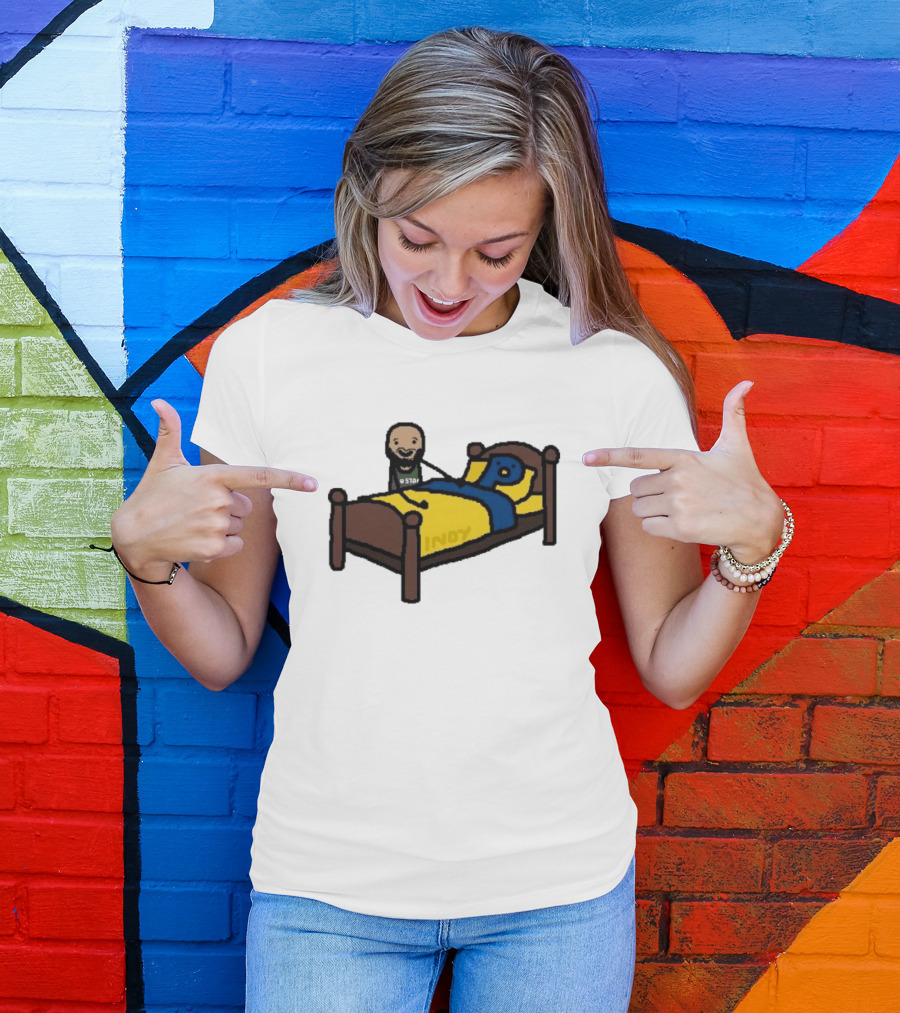 Derrick Night Night NBA Paint Sleepy Bedtime Cartoon T-Shirt