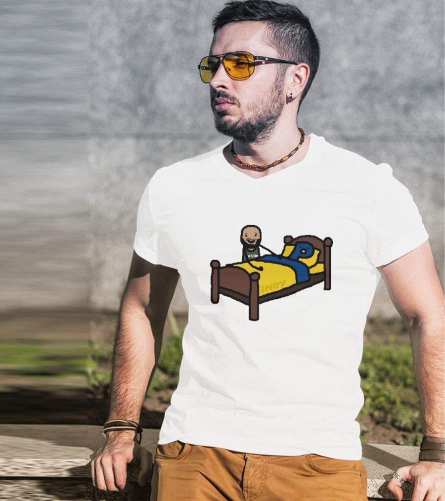 Derrick Night Night NBA Paint Sleepy Bedtime Cartoon T-Shirt