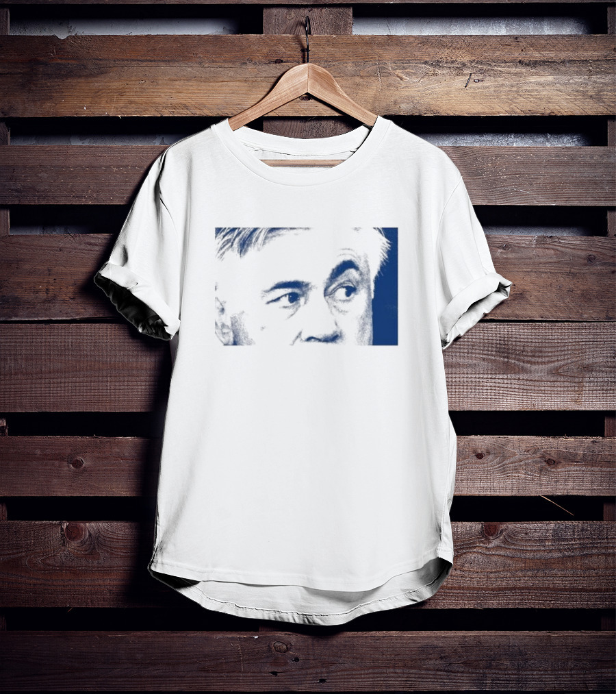 Don Carlo Ancelotti Eyes AOF Images In Blue T-Shirt
