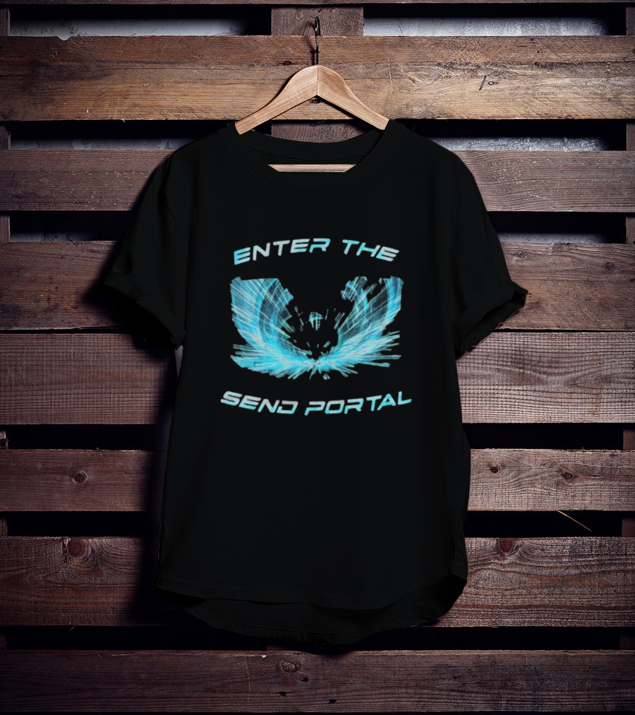 Enter The Send Portal Wings Burst T-Shirt
